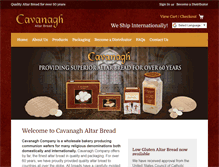 Tablet Screenshot of cavanaghco.com